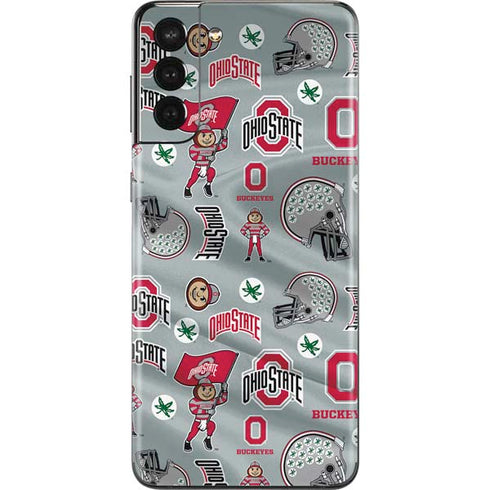 Ohio State University Pattern Galaxy S21 Plus 5G Skin